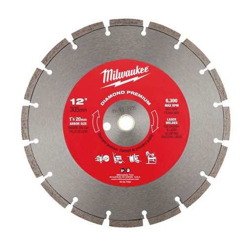ピグレット様　オーダー分②③④ 49-93-7935 12 in. Diamond Premium Segmented Saw Blade 1 | Milwaukee