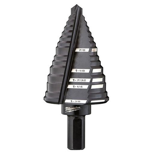 48-89-9212 #12 Step Drill Bit 7/8 - 1-3/8 in | Milwaukee