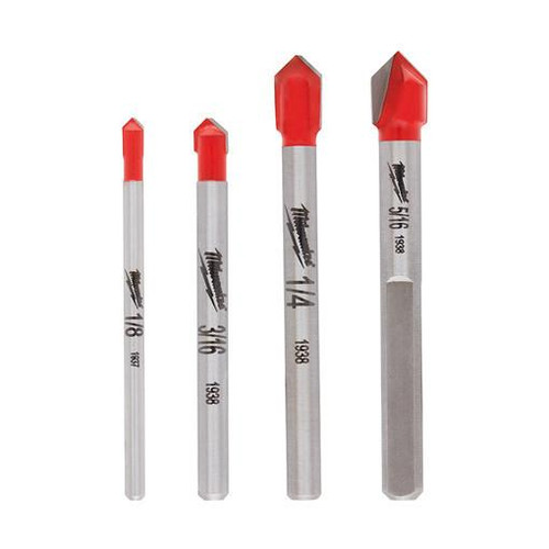 48-20-8988 4 pc. Glass and Tile Bit Set | Milwaukee Tools