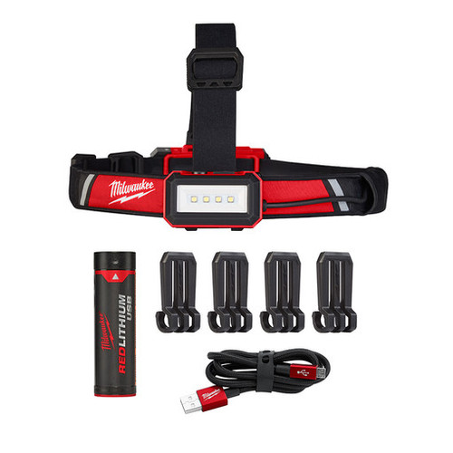 Milwaukee 2115-21 USB Rechargeable Low-Profile Headlamp