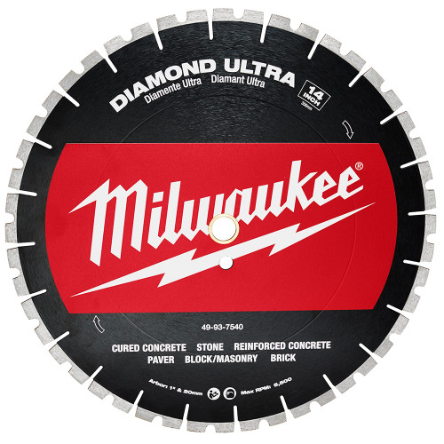 Milwaukee 49-93-7540 14 in. Diamond Ultra Segmented Blade