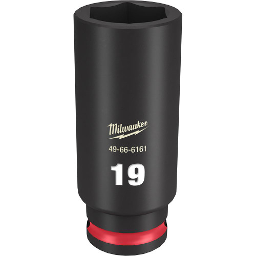 49-66-6161 Impact 3/8 Drive 19mm Deep Socket | Milwaukee