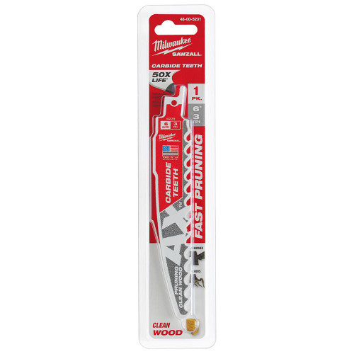48-00-5231 6 in 3 TPI The AX Carbide Teeth Pruning By Milwaukee