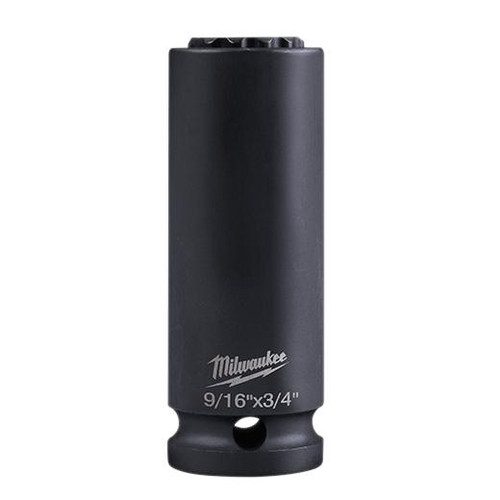 49-66-5121 Linemans 12PT 9/16 x 3/4 2-in-1 Socket | Milwaukee Tool