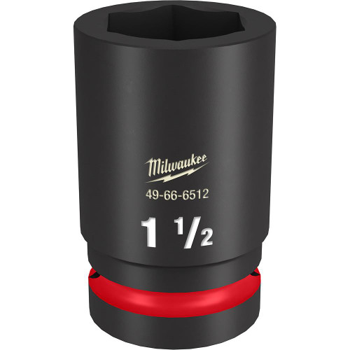 Milwaukee 49-66-6512 SHOCKWAVE Impact Duty 1 Drive 1-1/2 Deep 6 Point Socket