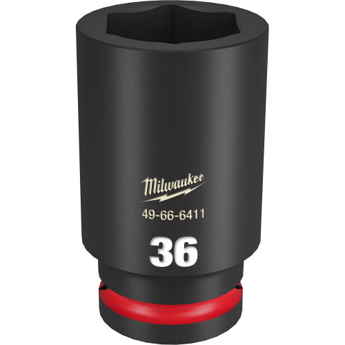 Milwaukee 49-66-6411 SHOCKWAVE Impact Duty 3/4 Drive 36MM Deep 6 Point Socket