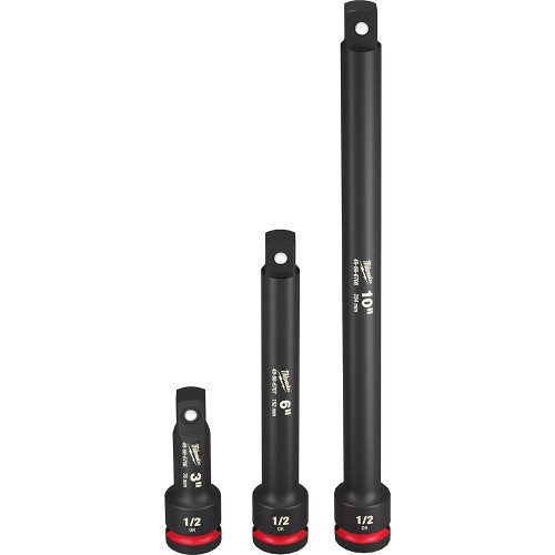 49-66-6715 3PC Impact Duty 1/2 Drive Extension Set | Milwaukee