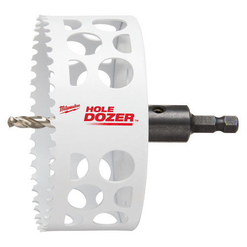 49-56-9687 4-1/4 Bi-Metal Hole Saw w/ Arbor | Milwaukee