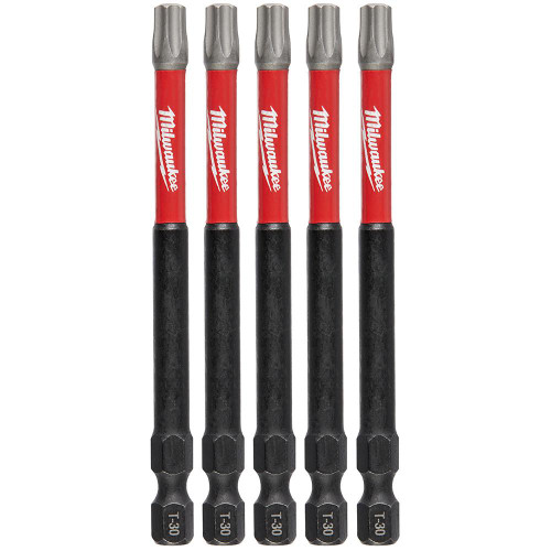 48-32-4580 3-1/2 Impact T30 Bit 5pk | Milwaukee Tool