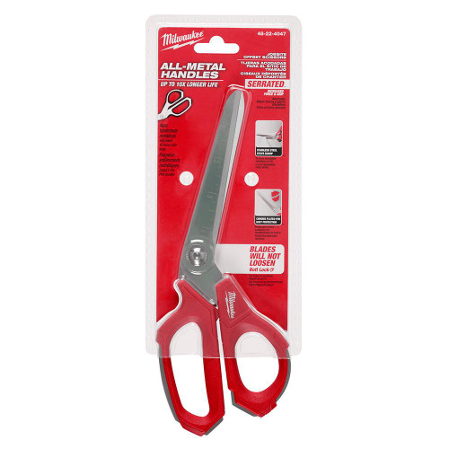 48-22-4047 Jobsite Offset Scissors | Milwaukee Hand Tools
