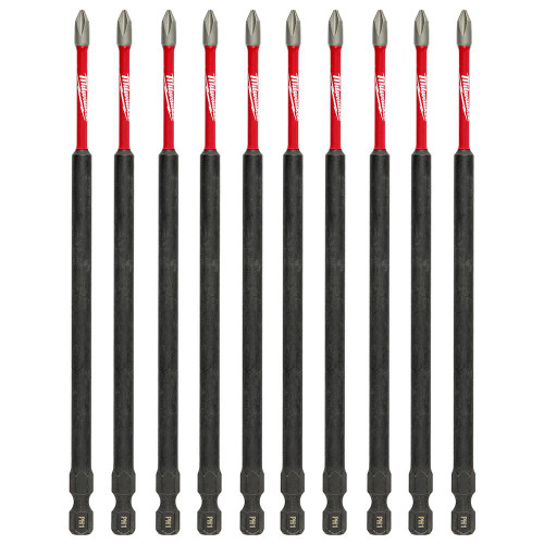 48-32-4201 SHOCKWAVE 6 in Bit PH1 10pk | Milwaukee Tool