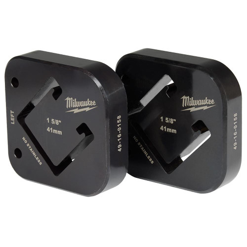49-16-0158 1-5/8 x 1-5/8 Single Strut Shearing Dies | Milwaukee