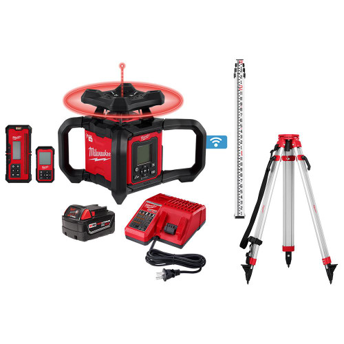 3704-21T M18 Dual Slope Rotary Laser Kit | Milwaukee Tools