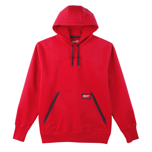 Milwaukee 350R-M Heavy Duty Pullover Hoodie Red M