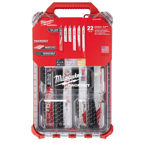 49-22-5640 22pc SAWZALL Blade PACKOUT | Milwaukee