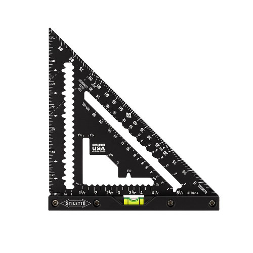 Stiletto STSQ7-L 7 in Carpenter Square with Level