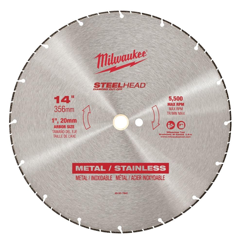 49-93-7840 14 in. STEELHEAD Diamond Cut-Off Blade | Milwaukee