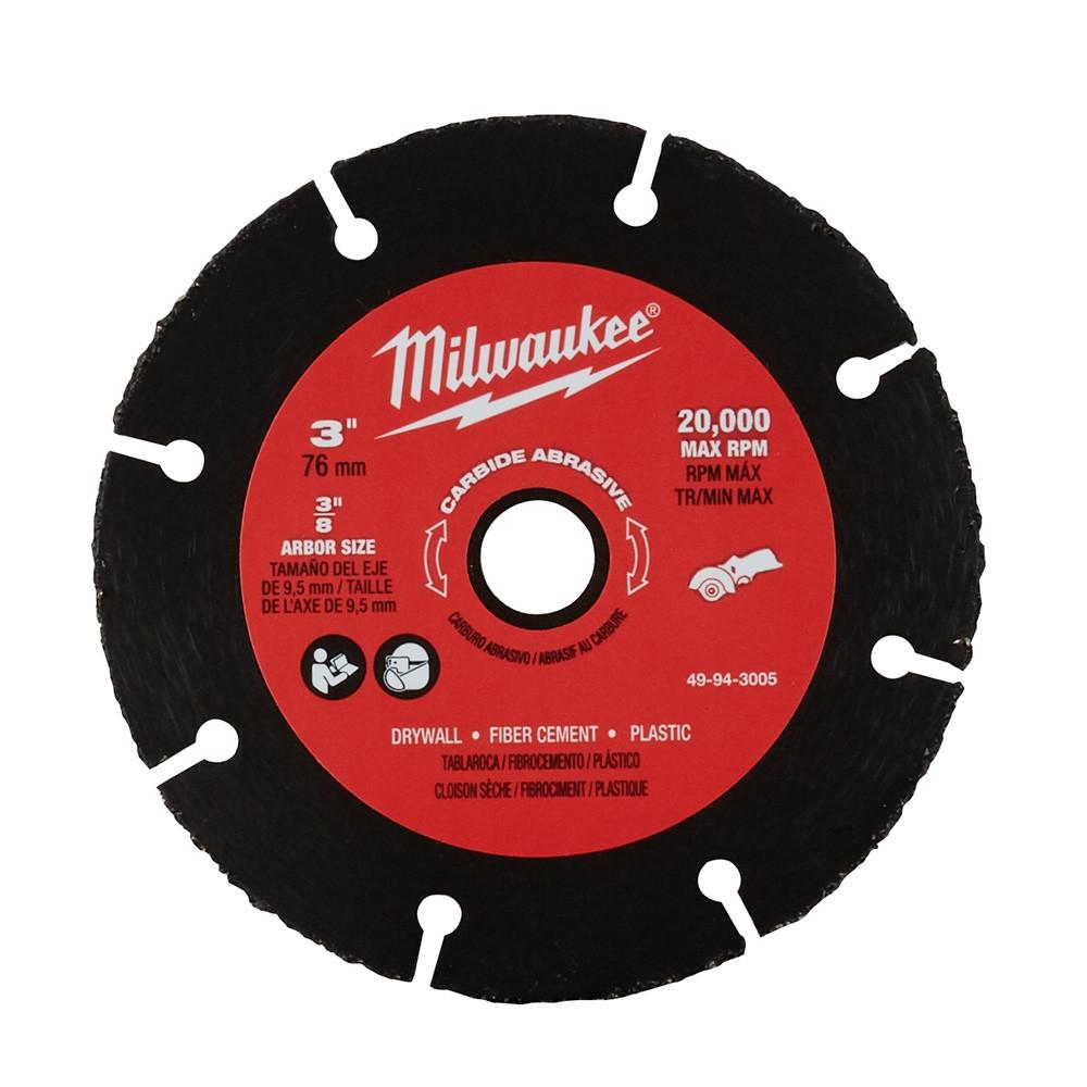 49-94-3005 3 in. Carbide Abrasive Blade | Milwaukee