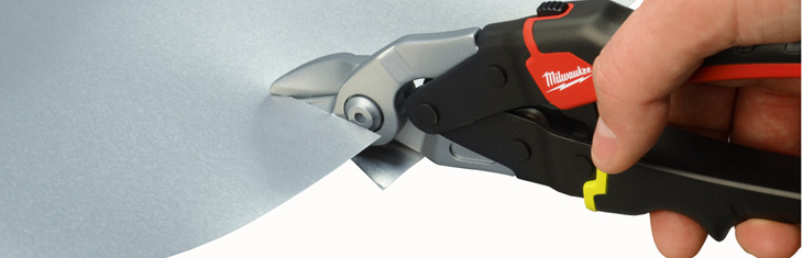 Luckyweld Aviation Snips Right Cut, Snips for Sheet Metal with Forged  Blades,Suitable for Cutting Metal Sheet 