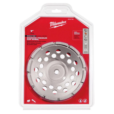 49-93-7720 7 in Diamond Cup Wheel Single Row | Milwaukee