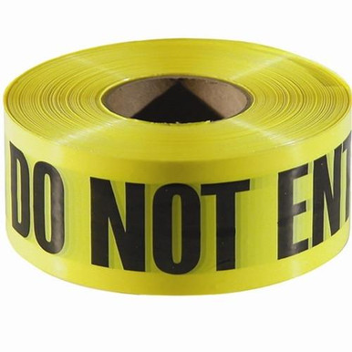 CAUTION DO NOT ENTER Tape 3 in x 1000 ft Empire 77-1006