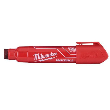 48-22-3266 INKZALL Extra Large Chisel Tip Red Marker | Milwaukee