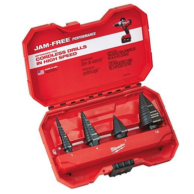 フォーデイズ　3点セット 48-89-9223 Step Drill Bit Set 4pc | Milwaukee | Great Lakes Power