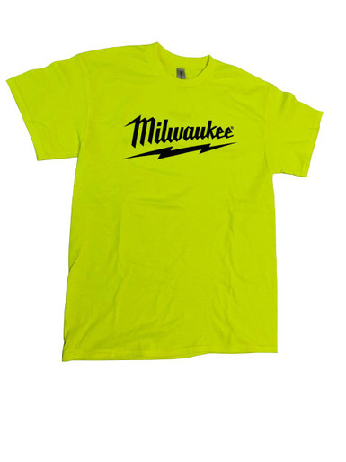 ULTRA MISSION Tシャツ XL MWT154-2XL Safety Green T-Shirt Size 2 XL Milwaukee Logo