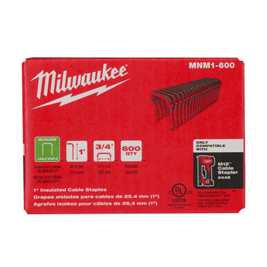 MNM1-600 1 in. Insulated Cable Staples | Milwaukee