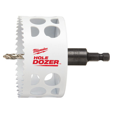 おみそしる2 49-56-9682 3-1/2 Hole Dozer Bi-Metal Hole Saw w/ Arbor | Milwaukee