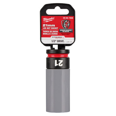 49-66-7806 1/2 Drive 21MM Lug Nut Socket | Milwaukee
