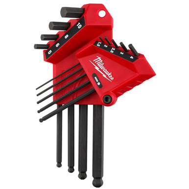 48-22-2186 9-Key Ball End L-Key Set Metric | Milwaukee Tool