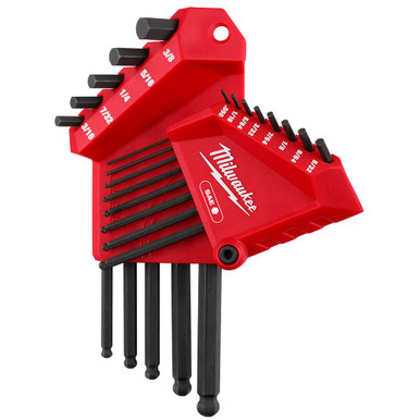 【hkll】 48-22-2185 13-Key Ball End L-Key Set SAE | Milwaukee Tool