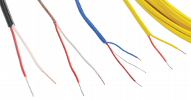 20 AWG 1 Pair JX Thermocouple Cable Shielded PVC Black By the Foot