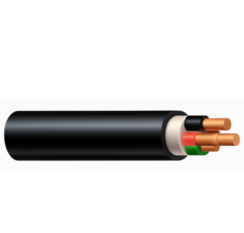 6/4C Type W 90C 2KV Black