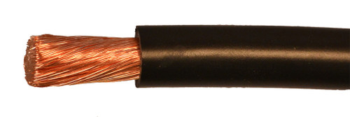 2 AWG 133 strands Bare Copper PVC Black
