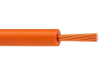 22 AWG 7 strands Tinned Copper PVC Orange