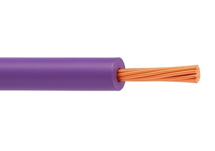22 AWG 7 strands Tinned Copper PVC Purple