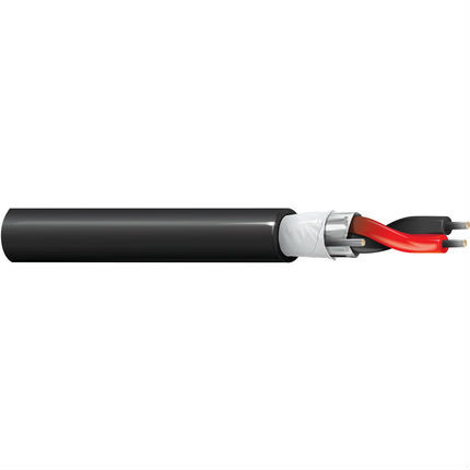 Belden 5240F1 16/1P Speaker Cable TC Shielded CMG-FPL-PLTC PVC/PVC 300V Black 1000 ft Reel