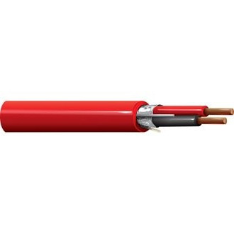 Belden 6120UL 14/2C Fire Alarm Cable BC NS FPLP Flamarrest PVC/PVC 300V Red 1000 ft Reel