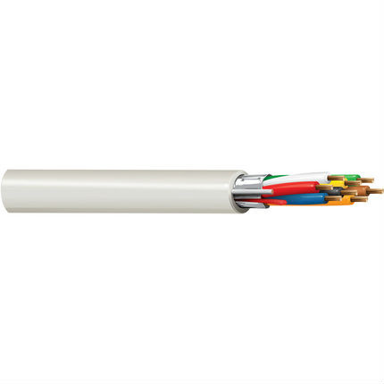 Belden 6306FE 18/8C Speaker Cable BC Shielded CMP Flamarrest PVC/PVC 300V Natural 1000 ft Reel