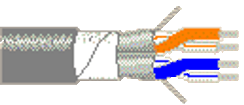 Belden 7838A Multi-Conductor - T1/DS1 Central Office Interconnect/Cross Connect Cable 22/2PR T1/DS1 SHLD DATALENE