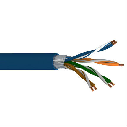 Belden 7929A 24/4P Cat5e DataTuff Cable F/UTP CMR PVC Black 1000 ft Reel