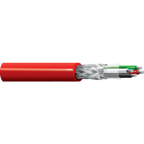 Belden 83553 Multi-Conductor - Audio, Control and Instrumentation Cable 22/3C TC FEP/FEP DSHLD RED High Res