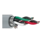 Belden 9503 24/3P EIA RS-232 Computer Cable TC Shielded CMG SR-PVC/PVC 300V Chrome