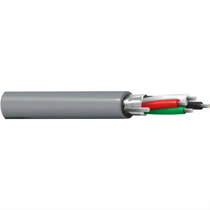 Belden 9534 24/4C EIA RS-232 Computer Cable TC Shielded CMG SR-PVC/PVC 300V Chrome