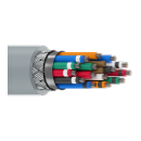 Belden 9947 22/15C RS-232 Computer EIA Cable TC Shielded CMG SR-PVC/PVC 300V Chrome