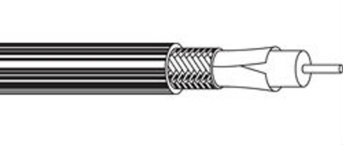 Belden 633938 Surveillance, CATV &amp; MATV Cable, RG6, Plenum-CMP &amp; CATVP, 18 AWG solid bare copper, foamed FEP core, Duofoil+90% aluminum braid, Flamarrest jacket