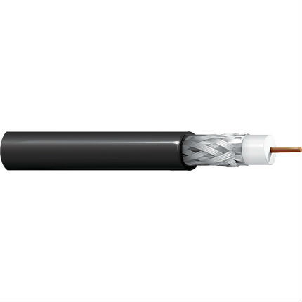 Belden 1695A-003 18 AWG SDI Coax 75 Ohm RG-6 Cable BC Shielded CMP FEP/PVC 300V Orange