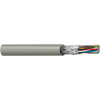 Belden 8125 24/25P RS-232/422 Low Cap Cable TC Shielded CM Datalene PE/PVC 300V Chrome